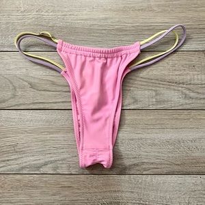 White Fox High Leg Bikini Bottom